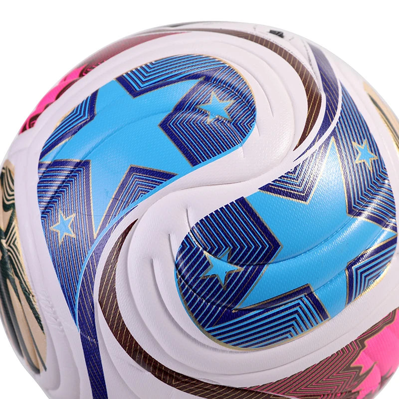 2026 High Quality Soccer Ball Official Size 5 PU Material Seamless Wear Resistant Match Training Football Futbol Voetbal Bola